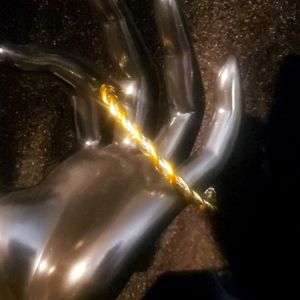 COPY - Retro sterling silver and 18k filled bracelet